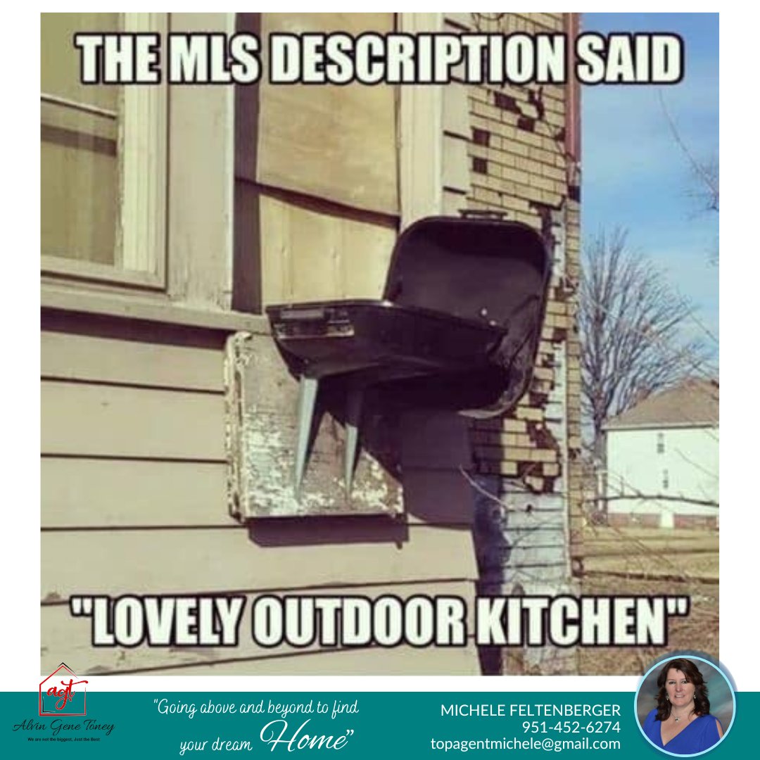 chllbby's tweet image. When they said 'lovely outdoor kitchen,' they really meant 'no kitchen indoors.' BBQ master in the making! 🍔🔥

#realtorlife #memes #firstyearstruggles #MorenoValleyHomes #MorenoValleyRealtor #ReaEstate #realestatehumor #OutdoorKitchenGoals #LiteralDescriptions