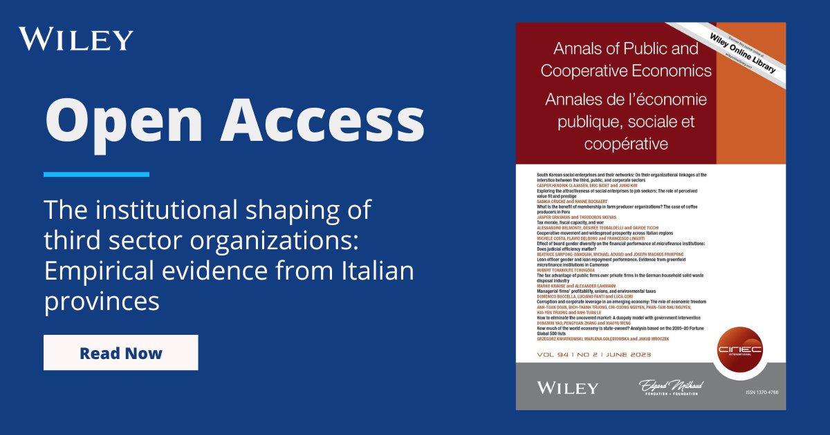 Wiley Economics, Business, and Finance tweet media