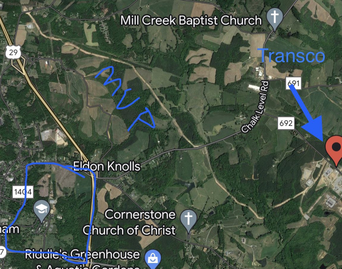 Cannot believe Mountain Valley Pipeline is on here. If you only knew how conflicting this news is as income comes from Fed govt but beloved boarding school is where Transco & MVP meet up in Pittsylvania Co (less than 2.8 mi to Transco facility, 1 mi from MVP). #NoMVP #NoPipeline