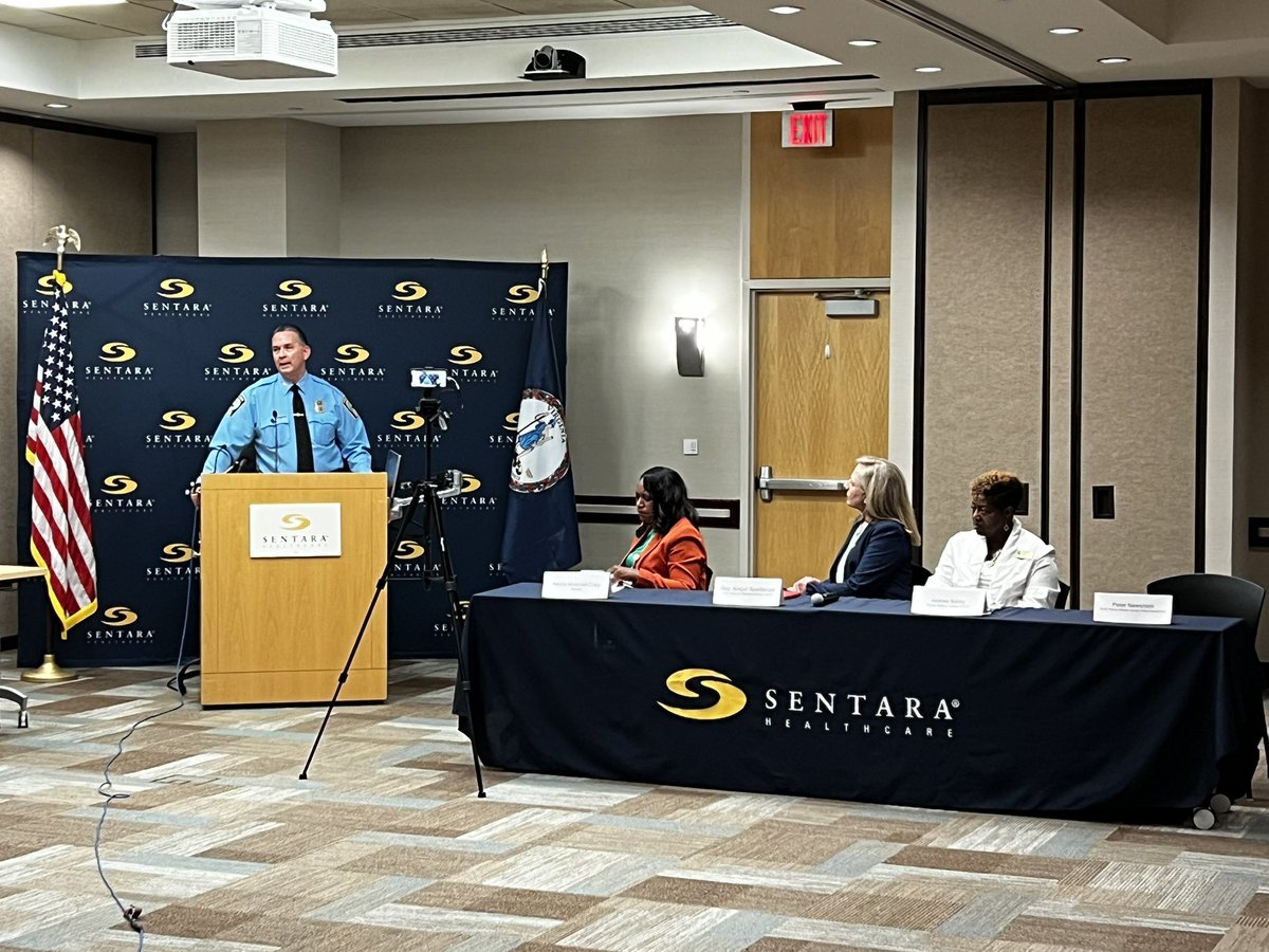 AWARENESS: #PWCPD @ChiefNewsham joined @RepSpanberger and @AndreaBaileyVA at Sentara NOVA Hospital in #Woodbridge to discuss the dangers of #fentanyl and to support bipartisan legislation to counter this epidemic plaguing communities across the country.