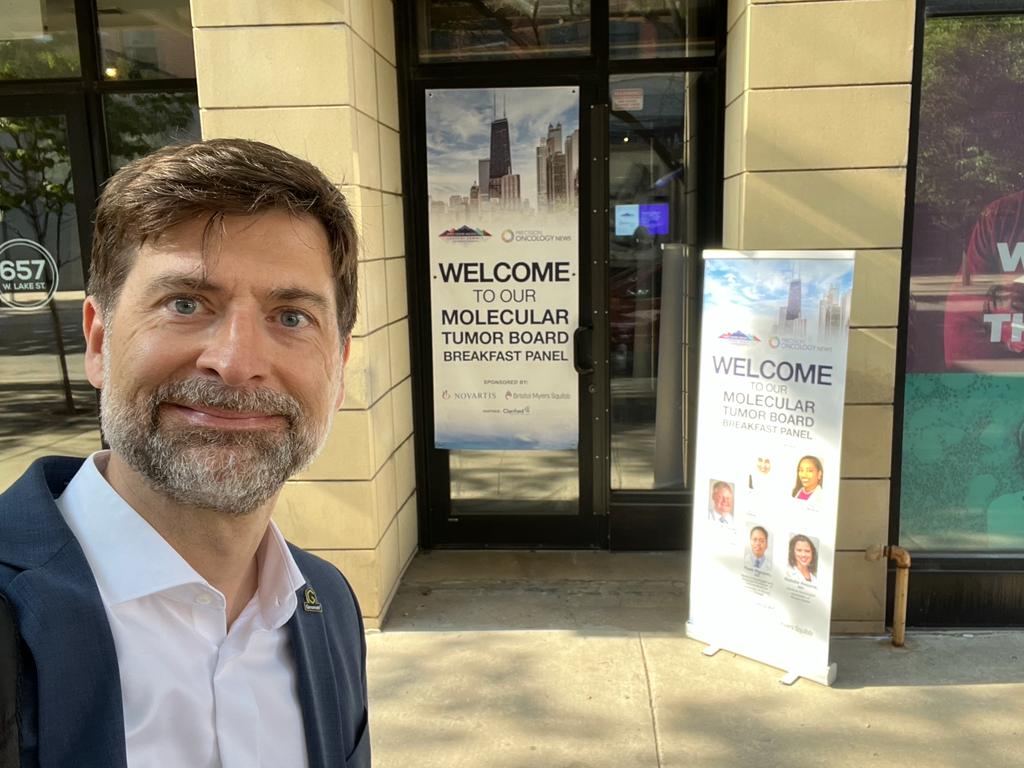 Hello Twitter! Hello #ASCO23!
Excited to be in Chicago with the <a href="/GenomateHealth/">Genomate Health</a> team! We look forward to connecting with professionals interested in discovering our solution for AI-powered #precisiononcology. The right drug. The first time. Every time.

#MeetGenomateAtASCO2023
