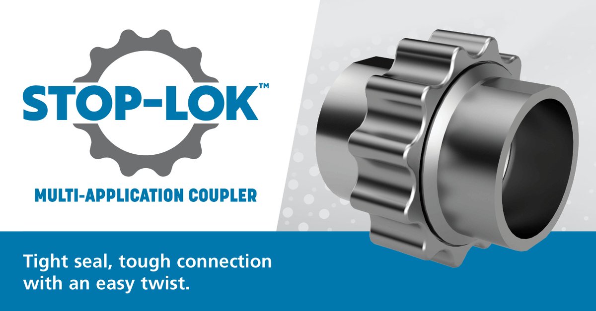 OPW_ES's tweet photo. Our new Stop-Lok™ Multi-Application Coupler helps ensure the highest level of leak protection while preventing damage to seals during connecting. Simply hand-tighten the sleeve until it stops to achieve a leak-resistant joint! #EngineeringWhatsNext
 
https://t.co/tW0F7dTk8d https://t.co/yOCzKB2XBJ