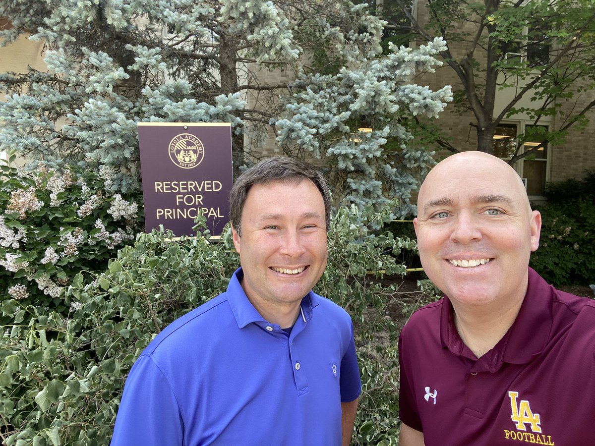 This week’s winner of #ParkLikeAPrincipal is Dave Behof’92. He’s been my right hand man and office neighbor for the last 5 years, and we both just celebrated 25 years together <a href="/LoyolaAcademy/">Loyola Academy</a>. Dave represents the best of LA. I wish him and the whole Principal’s Office the best!