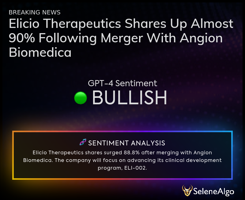 SeleneAlgo's tweet image. 🔥 Realtime AI News Scanner 🔥
🔗 marketwatch.com/story/elicio-t…
#ELTX $ELTX  #News #StockNews #Stocks #Sentiment #SentimentAnalysis