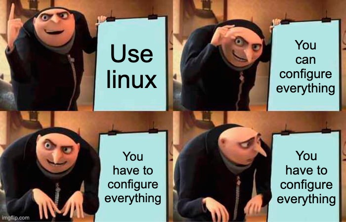 Use Linux they said reddit.com/r/programmerhu…
