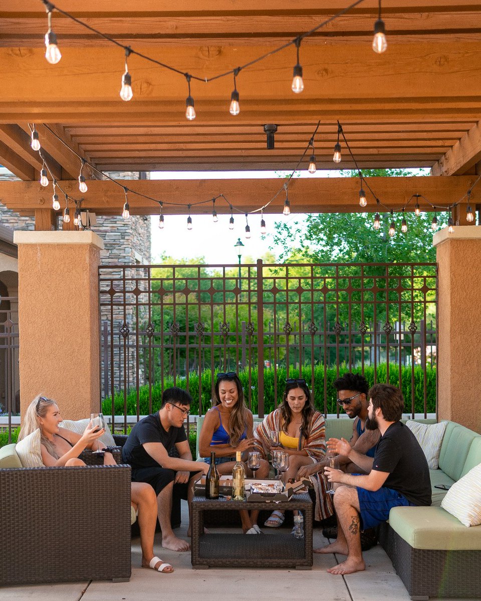 Even introverts need to be in community. We all need good relationships. We’ve made that a priority at #PearCreekApts.

Designed with plenty of spots for conversation, eating, drinking + playing. We’re running specials right now that make it easy to choose us for your next home!
