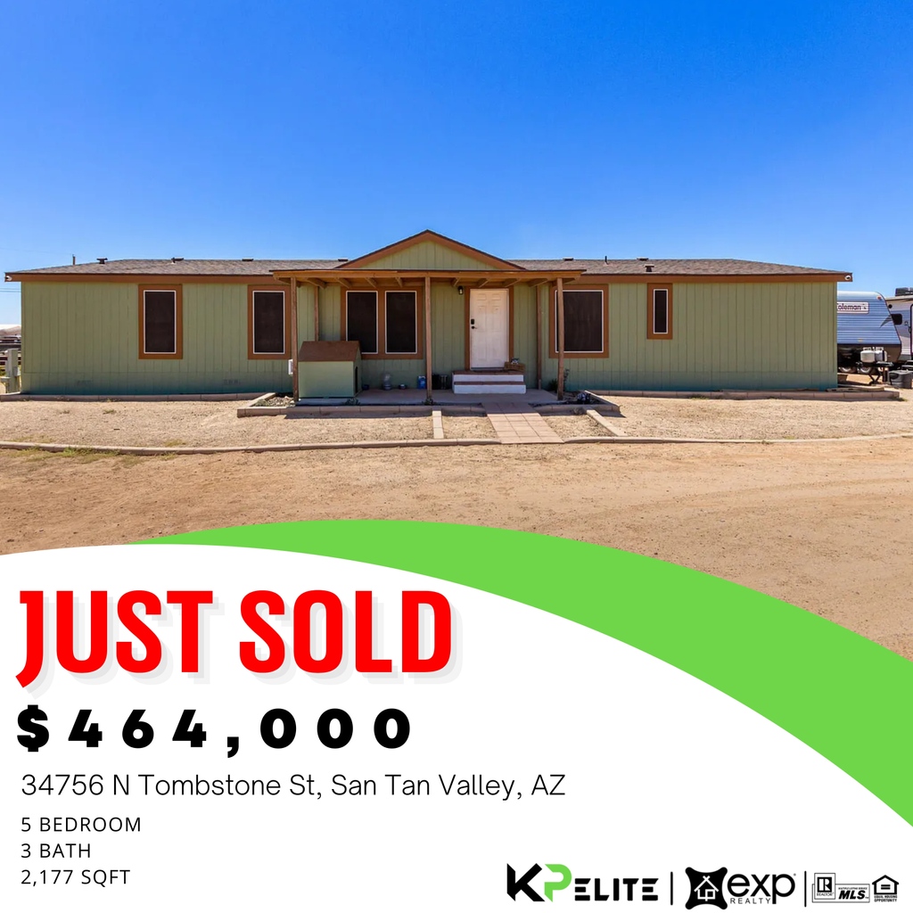 🔥SOLD🔥 Congratulations to Susan Seiber and to the new owners of this beautiful home! 😍

#sold #justsold #soldsantanalley #soldhouse #offthemarket #homebuyer #homeownership #homebuying #newowner #SanTanValley #SanTanValleyaz