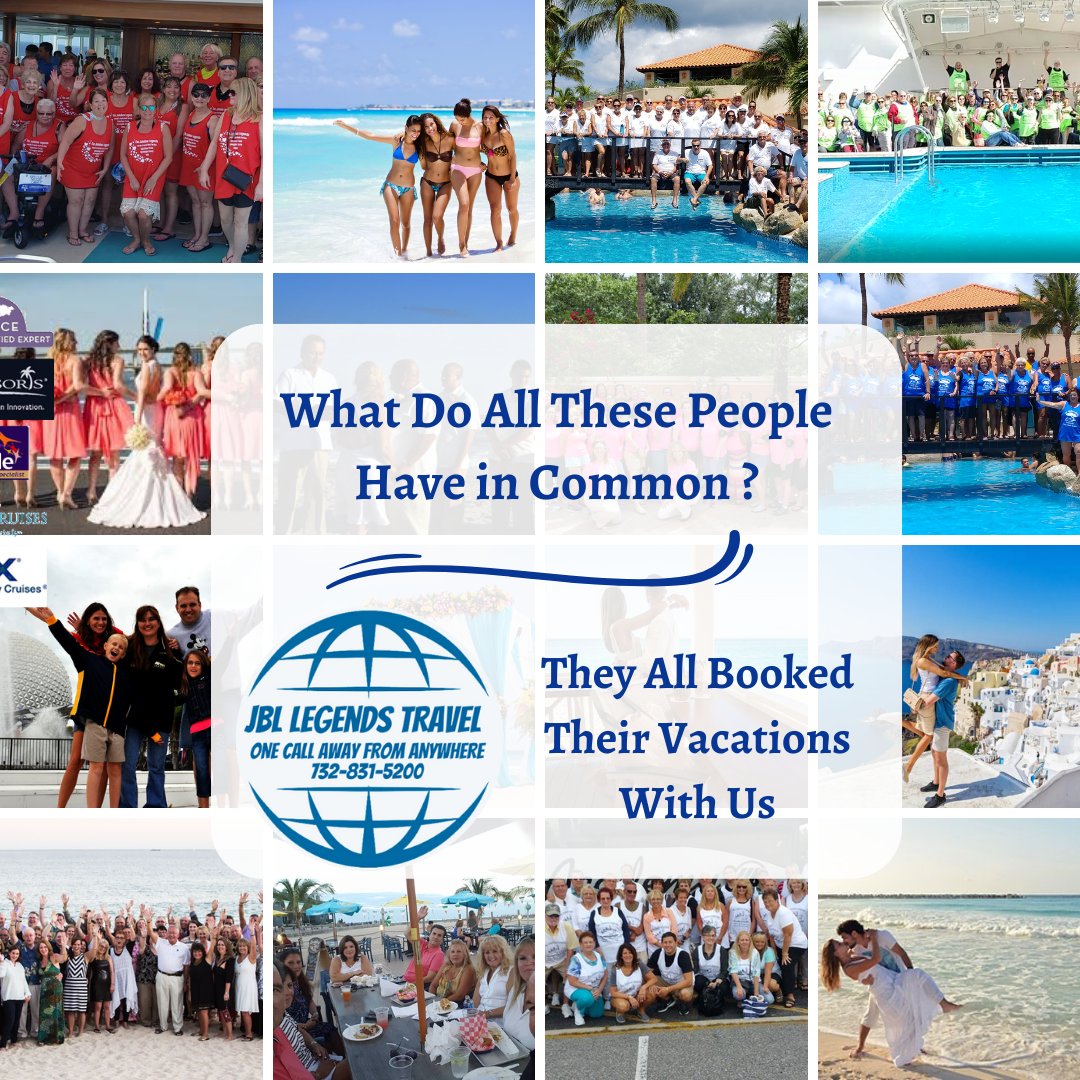 Have You Checked out our 5 Star Google Reviews  ?
We specialize in #cruises #allinclusiveresorts and #escortedtours
For #familyvacations #grouptravel #destinationweddings #honeymoons and #romanticgetaways
Don't trust your vacation to just anybody!
Call #jbllegendstravel today.