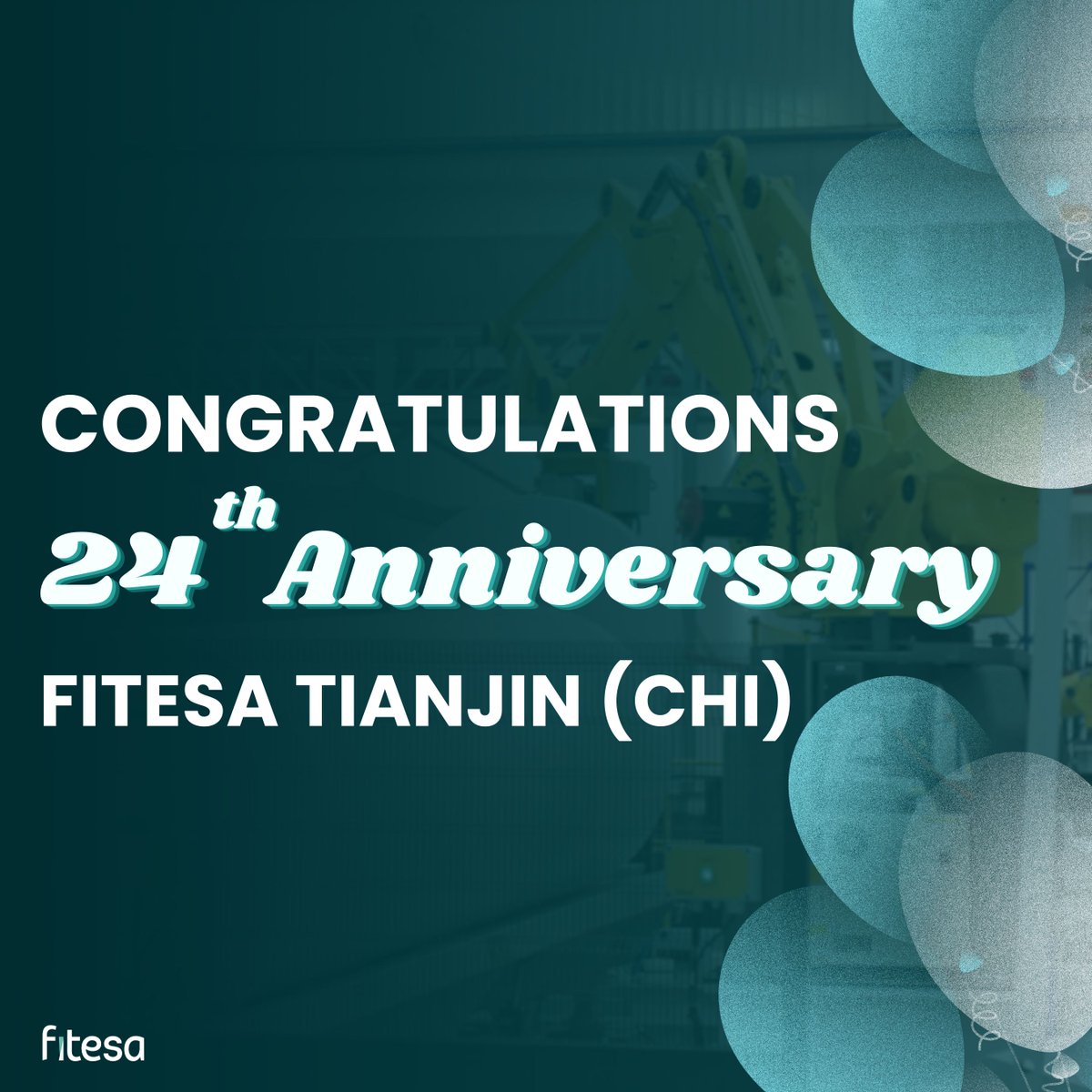 In June, Fitesa Tianjin (CHI) celebrates their 24th anniversary!

Congratulations to the team and to everyone who is part of this history!
#Fitesa #FitesaNonwovens #WorkEasierLifeBetter #Sustainability #Innovation #Celebration