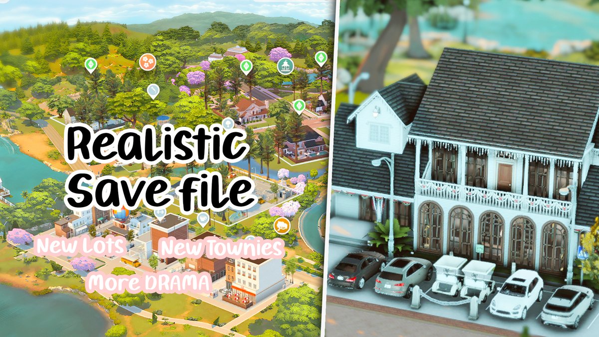 this realistic save file will add tons of DRAMA to your game //The Sims 4: Save File

> youtu.be/KCTlWRbeCGo