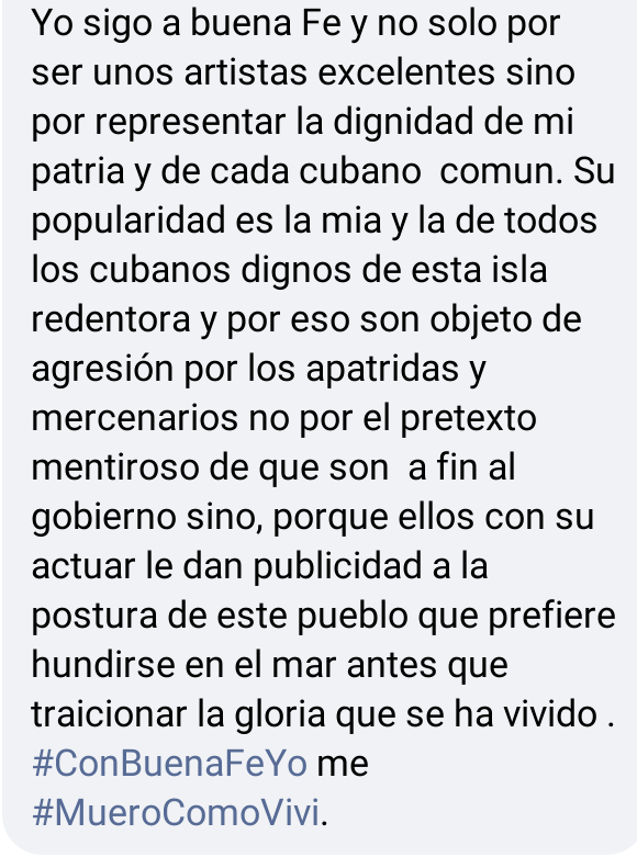 Noealfa5's tweet image. Me declaro seguidor de @Israel_BuenaFe y esta son mis razones
#CubaEsCultura 
#CubaEsAmor 
#Unid
#ULTIMAHORA