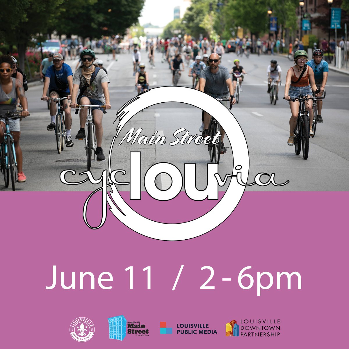 Cyclouvia on Main Street is almost here! Join us from 2-6pm next Sunday, June 11! We have all kinds of fun activities and participants lined up, so bring your bikes, skates, and walking shoes!