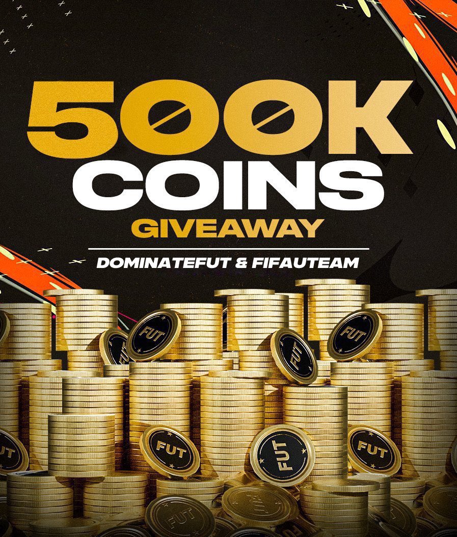 DominateFut's tweet image. 🚨 1 MILLION FIFA COINS GIVEAWAY!
All you have to do is:

- RT &amp;amp; Like 🔁 ❤️
- Follow @DominateFut &amp;amp; @FIFAUTeam 

Announcing winner in 48 hours!
Good Luck! 🍀
