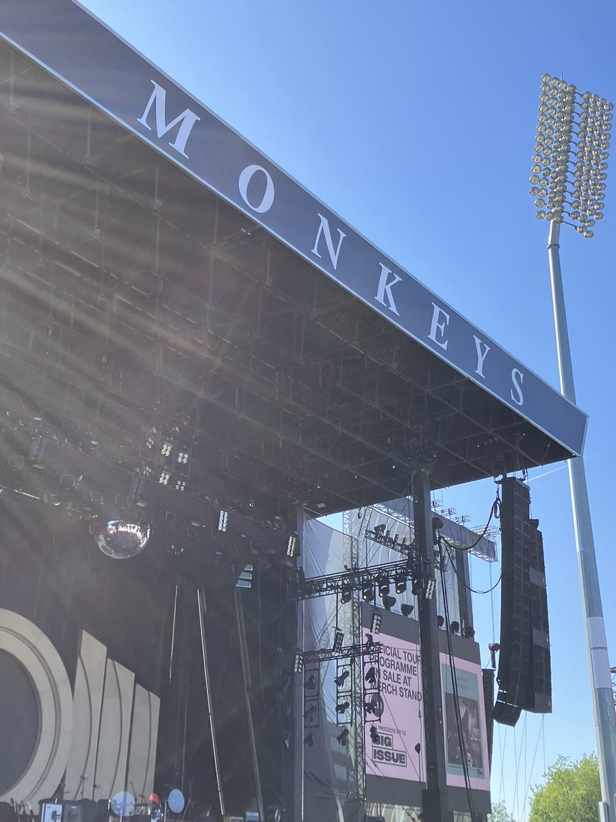 How lucky am I? Managed to land a ‘Front Pit’ wristband for today’s <a href="/ArcticMonkeys/">Arctic Monkeys</a> massive concert at the Emirates Mcr. Here we go!!!