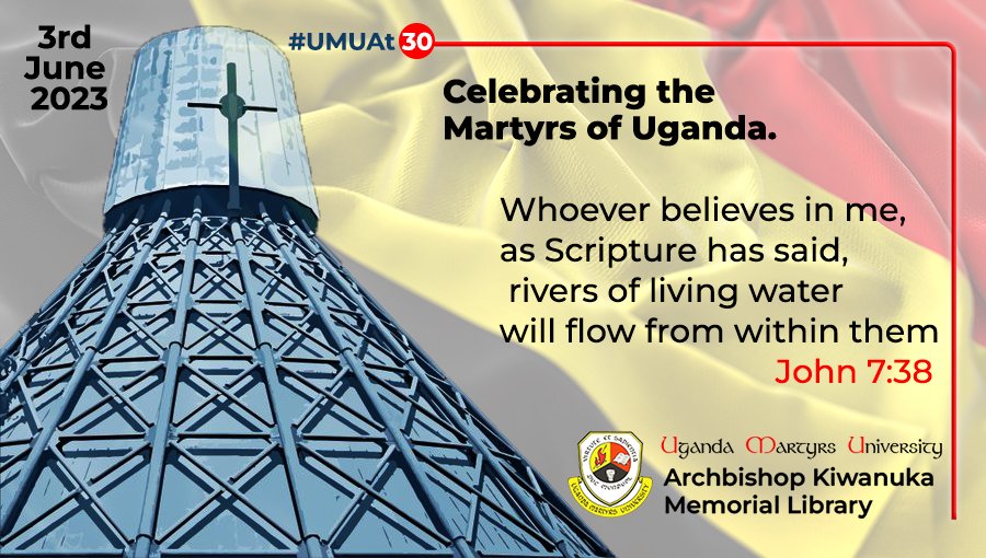 We wish you a happy Martyrs' Day.
#UMUAT30