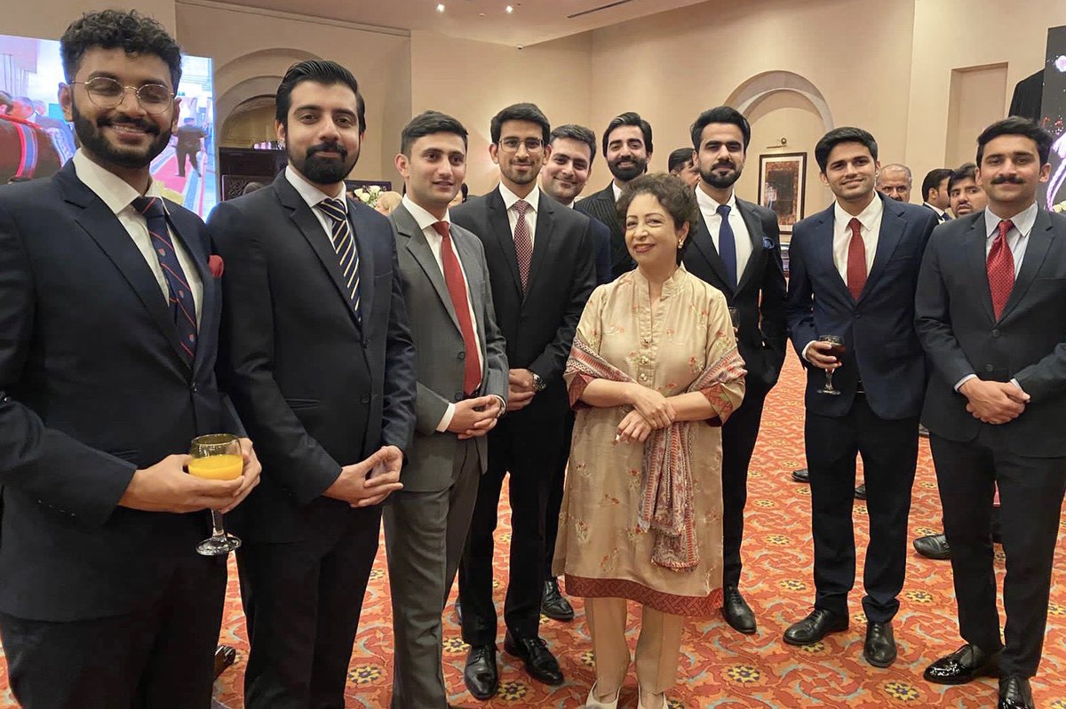 LodhiMaleeha's tweet photo. It was a pleasure to meet this group of young officers from the Foreign service academy at the Italian national day reception this evening https://t.co/sO8HJI0sk3