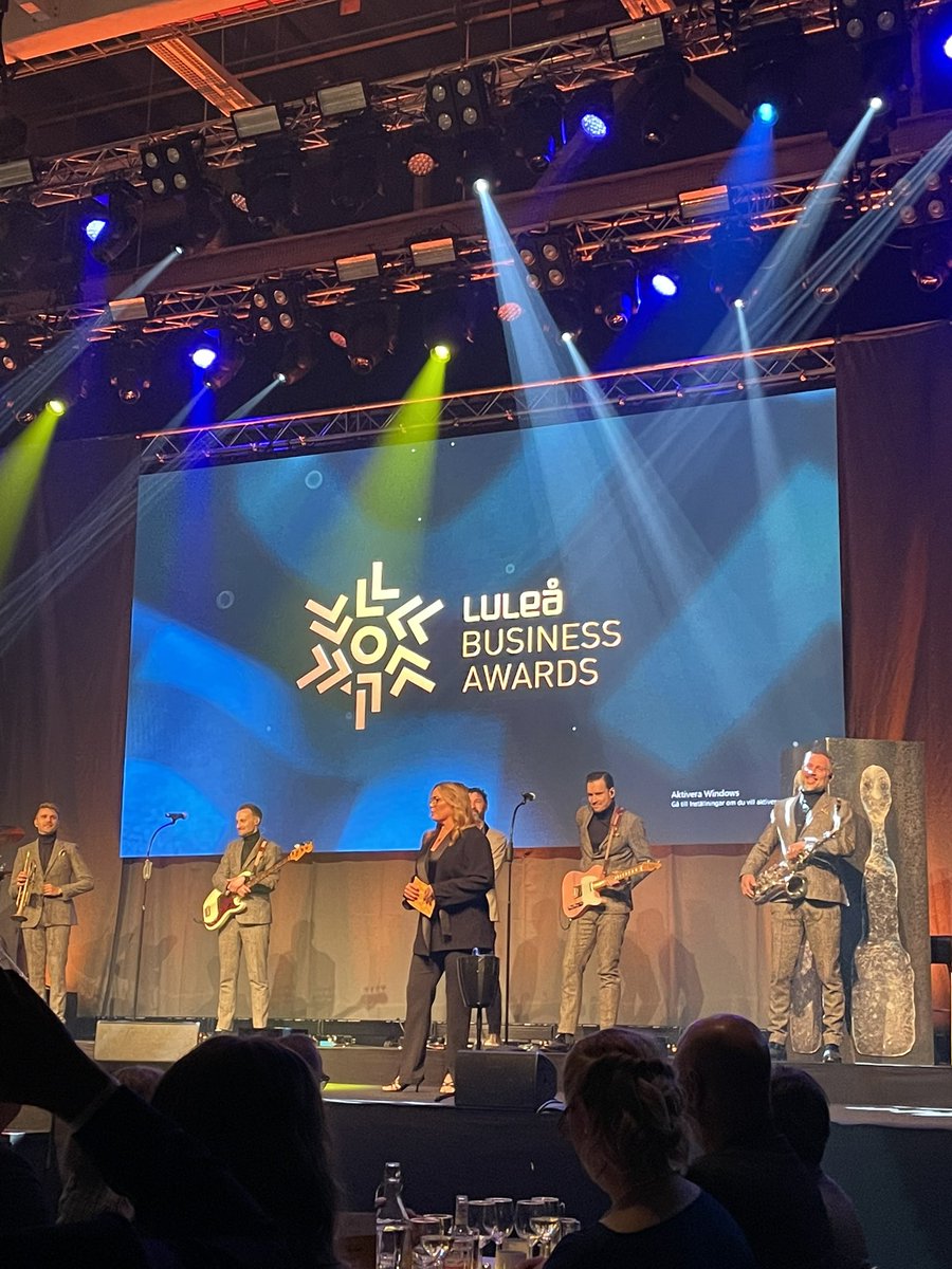 I’m home!
And at Luleå Business Region.🥳 Celebrating amazing entrepreneurs here in North. 
#LuleåBusinessRegion #LuleåBusinessAwards