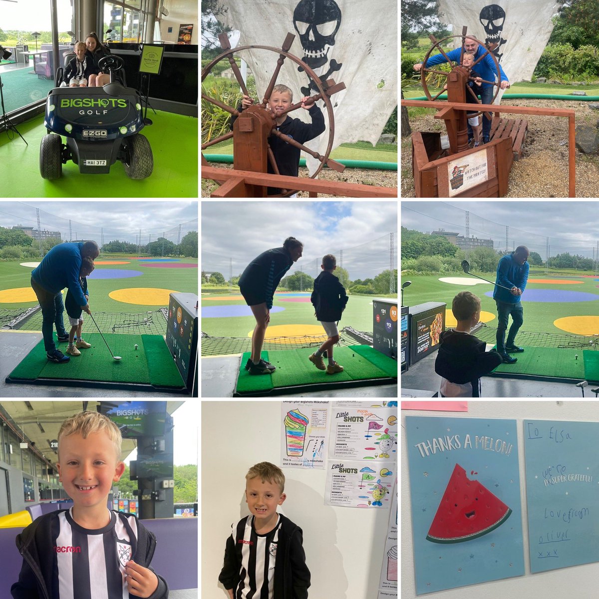 RacingGreen1976's tweet photo. Ollie wanted to play golf so naturally we went to @bigshotsgolfuk on Weds

He loved the pirate themed crazy golf &amp; couldn’t get enough of pinball golf

Safe to say we’ll be going back on his next visit in the summer holidays 

Thanks for looking after us @elsajones26 

⛳️ 🏴‍☠️🏌️‍♂️ https://t.co/kJlNzrkT9v