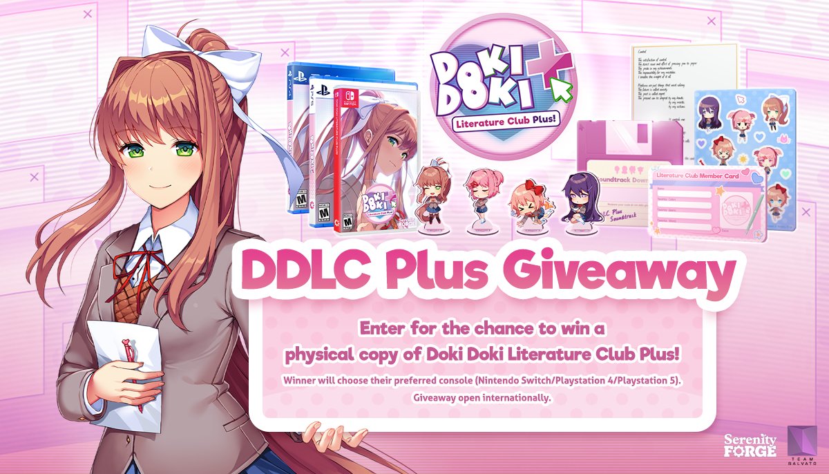 Doki Doki Literature Club Plus! Standard Edition Serenity Forge