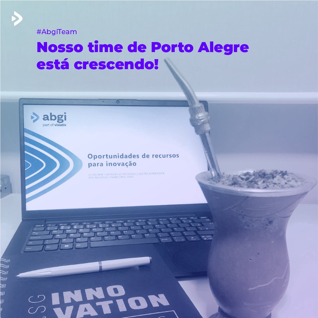 Aqui na Abgi, procuramos ter especialista por várias localidades do país.  Contamos agora com dois colaborares em Porto Alegre, em busca de novas oportunidades e aproximação com os nossos clientes do Sul. #abgi #abgibrasil