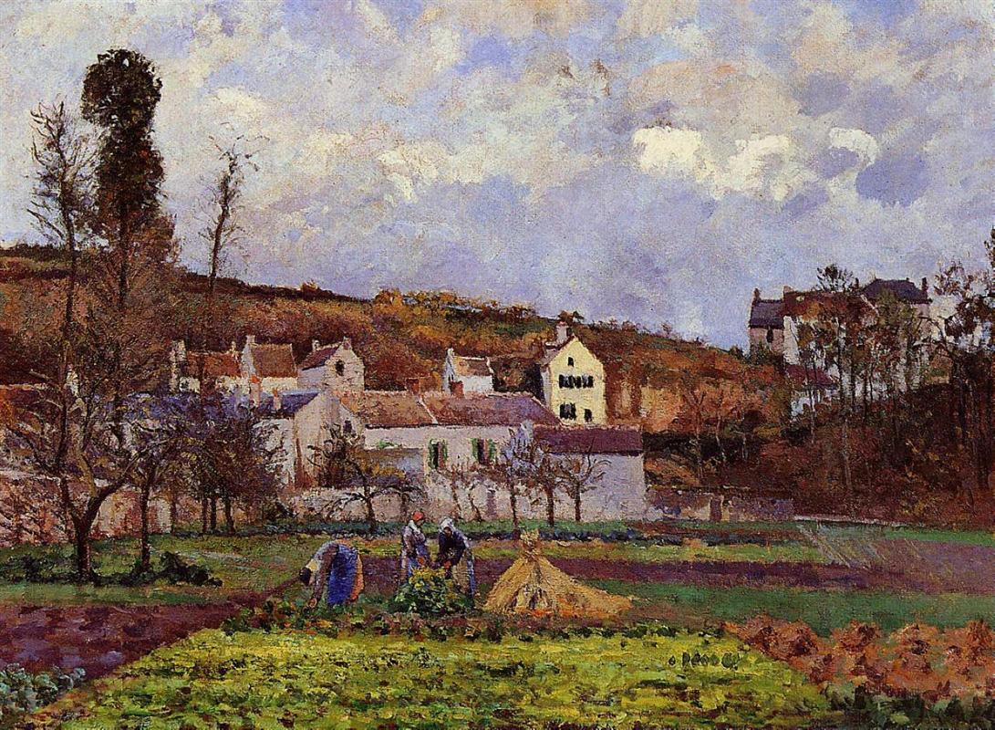 “We don’t rise to the level of our expectations, we fall to the level of our training.” — Archilochus

(Kitchen Gardens at l'Hermitage, Pontoise, by Camille Pissarro / 1873) (1/2)