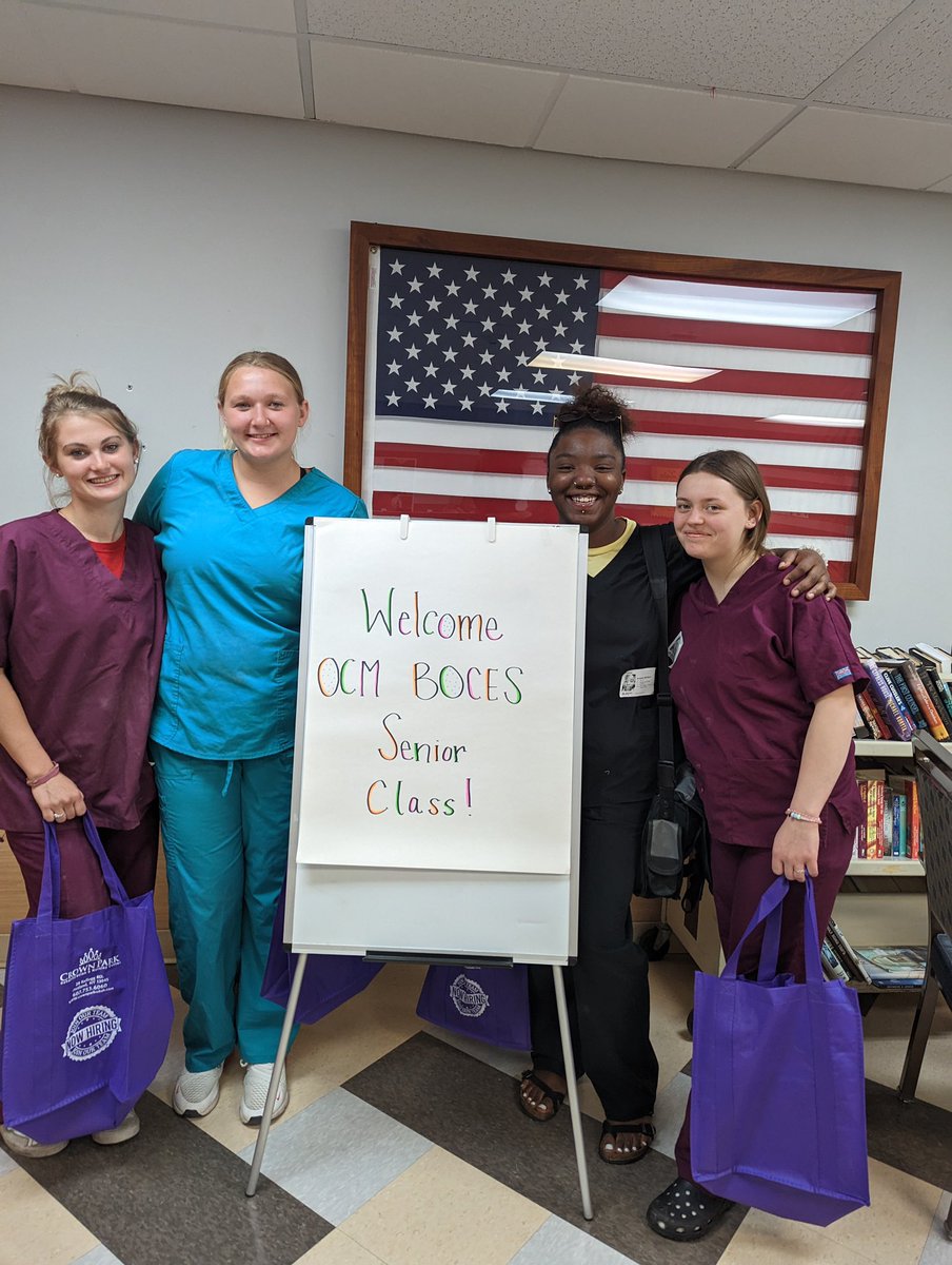 mcevoycte's tweet photo. Health Occupations seniors presented their capstone projects about the effect of stress on body systems to residents at Crown Park this week. https://t.co/boSE1ZV0cM