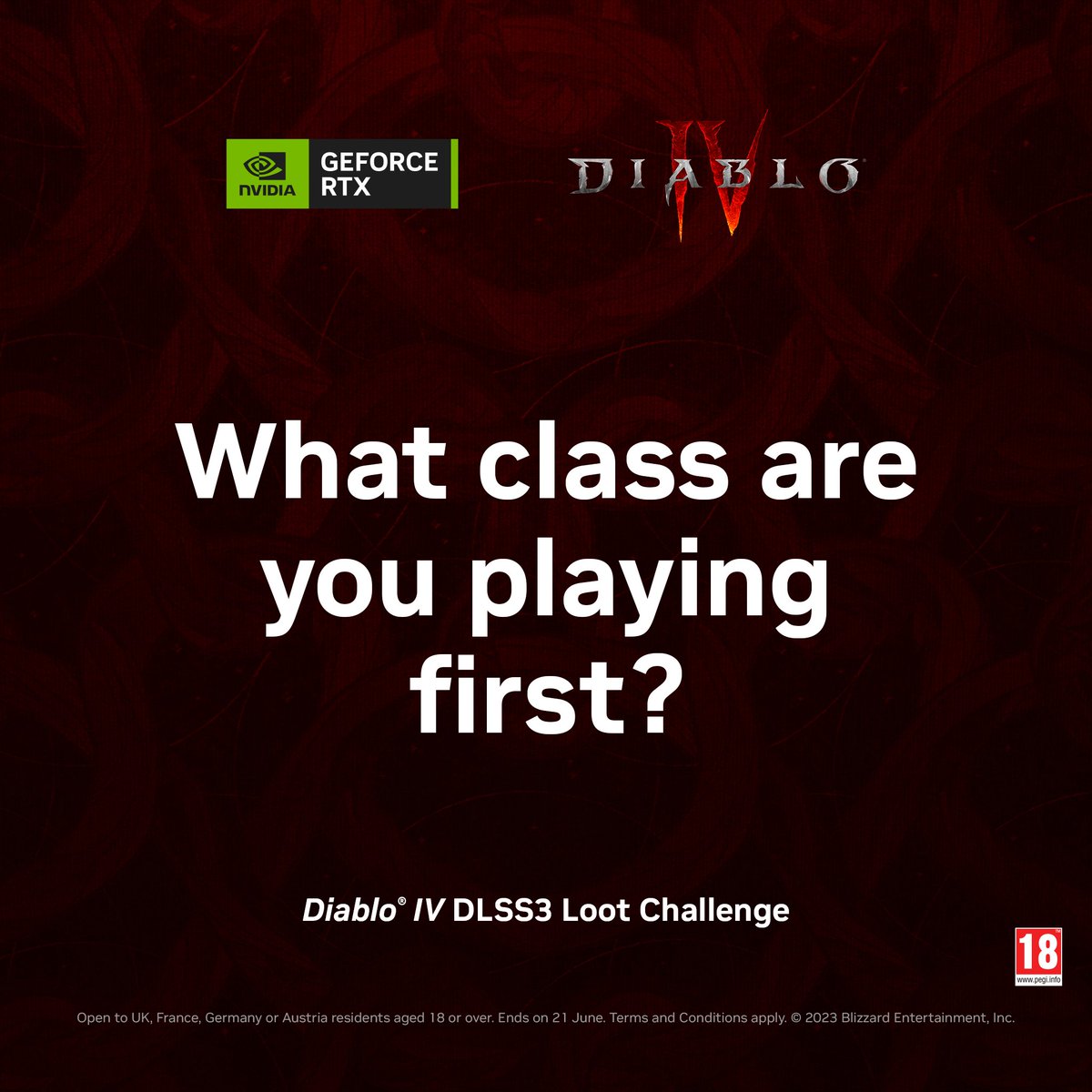 MSI__UK's tweet photo. Diablo IV has arrived! 

To be in with a chance of winning an awesome GeForce RTX 40-series PC on which to play it, simply:

1. RT &amp; Like
2. Answer the question: ""What class are you playing as first, and why?""
3. Include the hashtag #DiabloIVDLSS3 in your comment https://t.co/7WTlLNnhLx