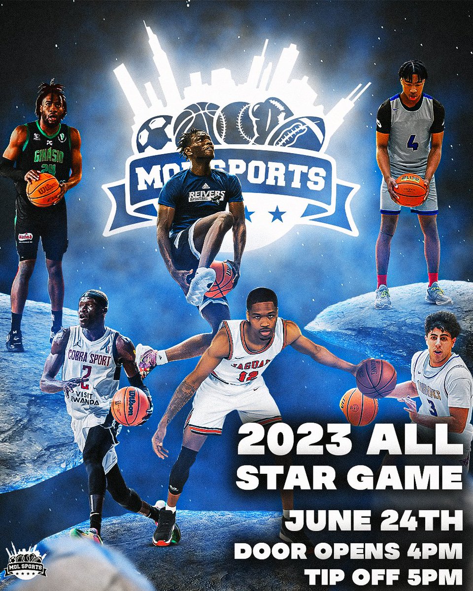 The 2nd Annual Mol Sports All-Star Game is almost here! 

<a href="/sports_mol/">MOL SPORTS</a> X <a href="/ConstantSports1/">Constant Sports</a> 

🔷TICKETS 🔷
eventbrite.com/e/molsports-20…