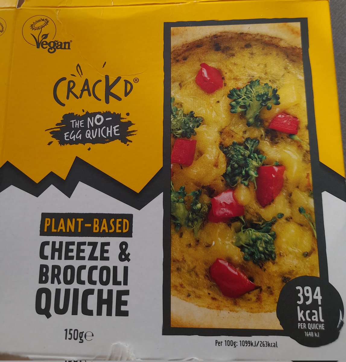 tracyGmartin20's tweet image. I haven&apos;t eaten a #quiche in over 8 years.  I can confirm this is bloody luv-a-ley ☺️🌱👍 
#vegan #crackd #picnicfood #veganfood #veganism