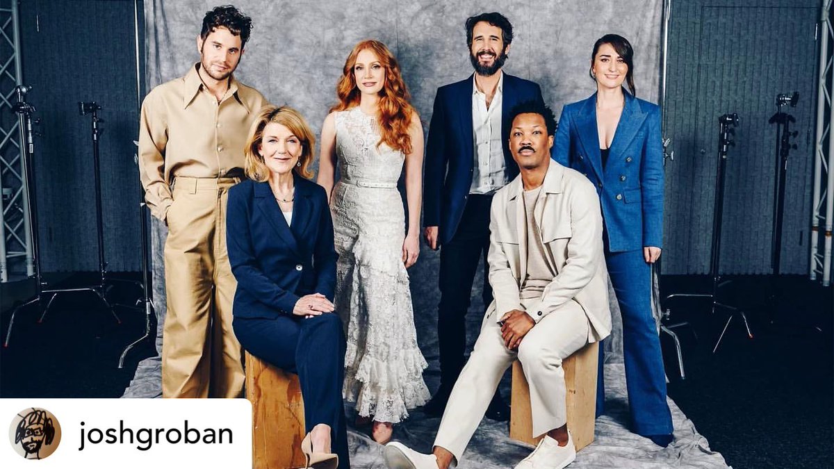 Josh Groban’s #IG
“Honored to be part of the @hollywoodrepor7 Tony nominee round table with these incredible talents. Link in bio to listen to the interview! @SaraBareilles @jessicachastain @bensplatt @Victoriajclark @coreyhawkins 
@TheWing 
@BroadwayLeague 
@TheTonyAwards
