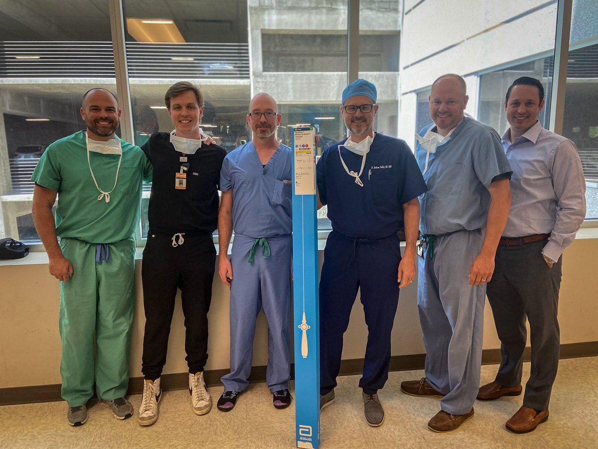 Proud to be a part of the early development and use of this new ablation technology by @abbottcardio. The #tactiflex ablation catheter is finally here! @Segarspr @Myles_Honicker #EPeeps @GrandviewMC #afib