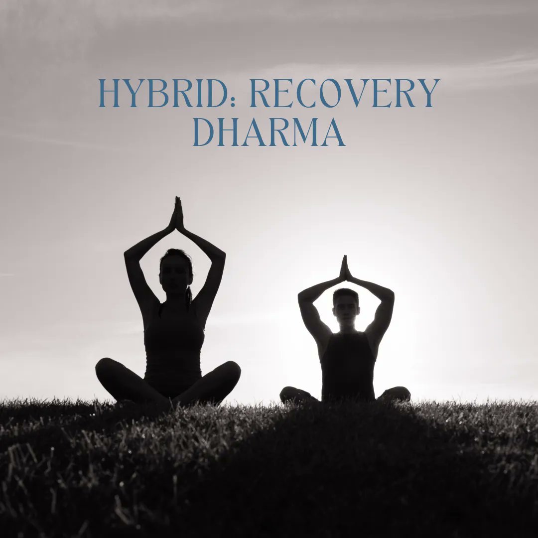 DharmaClctive's tweet image. 𑁍 Friday 6 - 7 pm: Hybrid Recovery Dharma meets to apply Buddhist principles and practices to the suffering of addiction and addictive behavior. Open to anyone interested in recovery of all kinds.
buff.ly/3DRmM5P

#peersupport #TakeRefuge #addiction