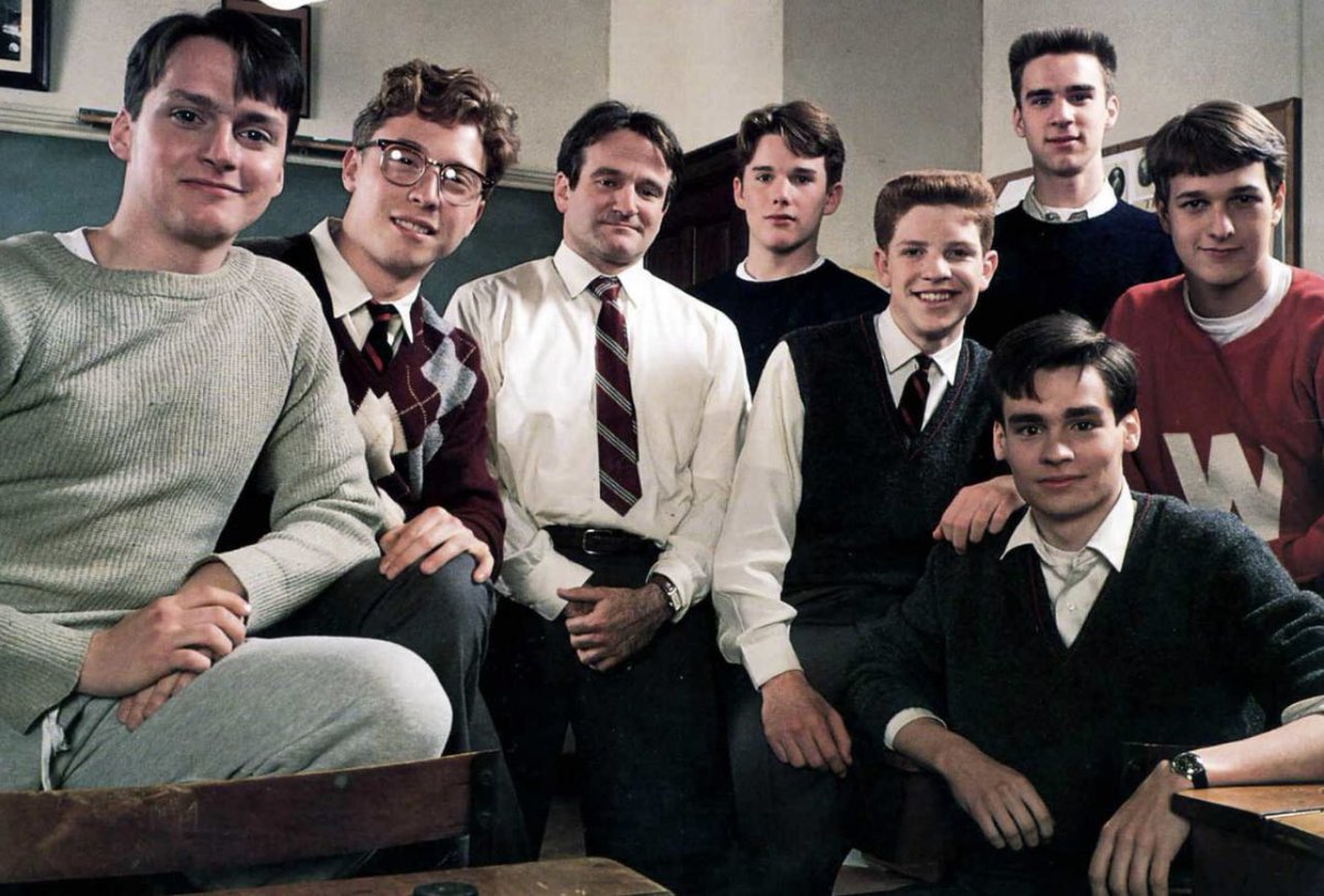 Dead Poets Society came out 34 years ago today and made us all tear up!
.
.
.
.
.
#deadpoetssociety #releasedate #80scinema #film #cinema #1980s #podcasts #80s #80smovies #80svibe #80saesthetic #retro #nostagia #80sbaby #80scommunity #80skid #totally80s #80spodcasts