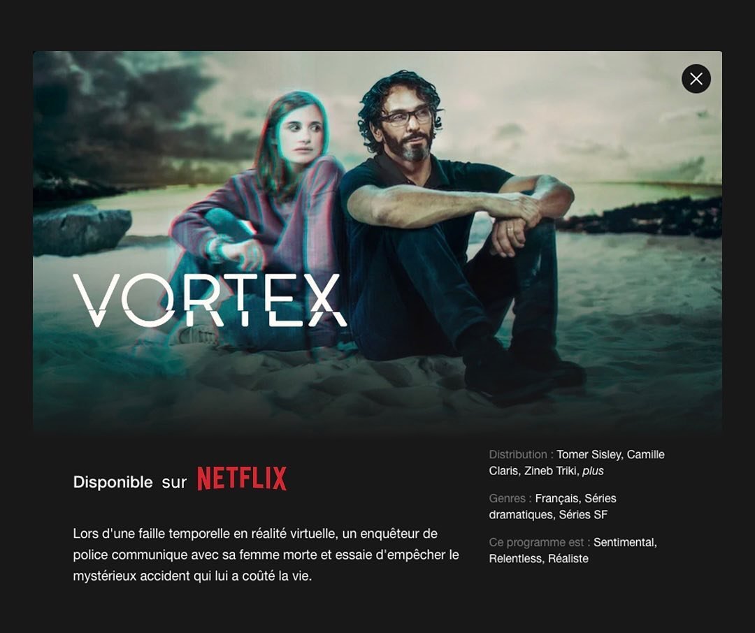 Castabot (@castabot) on Twitter photo #Vortex, la série réalisée par <a href="/Slim_Berhoun/">Slim Berhoun</a> (alias le Dr Henry Castafolte dans #LeVisiteurDuFutur) et diffusée sur France 2 en début d'année, est maintenant sur Netflix ! 🥳
À noter que #Mental, l'autre série réalisée par <a href="/Slim_Berhoun/">Slim Berhoun</a>, est aussi sur Netflix depuis fin 2022 😉 #Vortex, la série réalisée par <a href="/Slim_Berhoun/">Slim Berhoun</a> (alias le Dr Henry Castafolte dans #LeVisiteurDuFutur) et diffusée sur France 2 en début d'année, est maintenant sur Netflix ! 🥳
À noter que #Mental, l'autre série réalisée par <a href="/Slim_Berhoun/">Slim Berhoun</a>, est aussi sur Netflix depuis fin 2022 😉