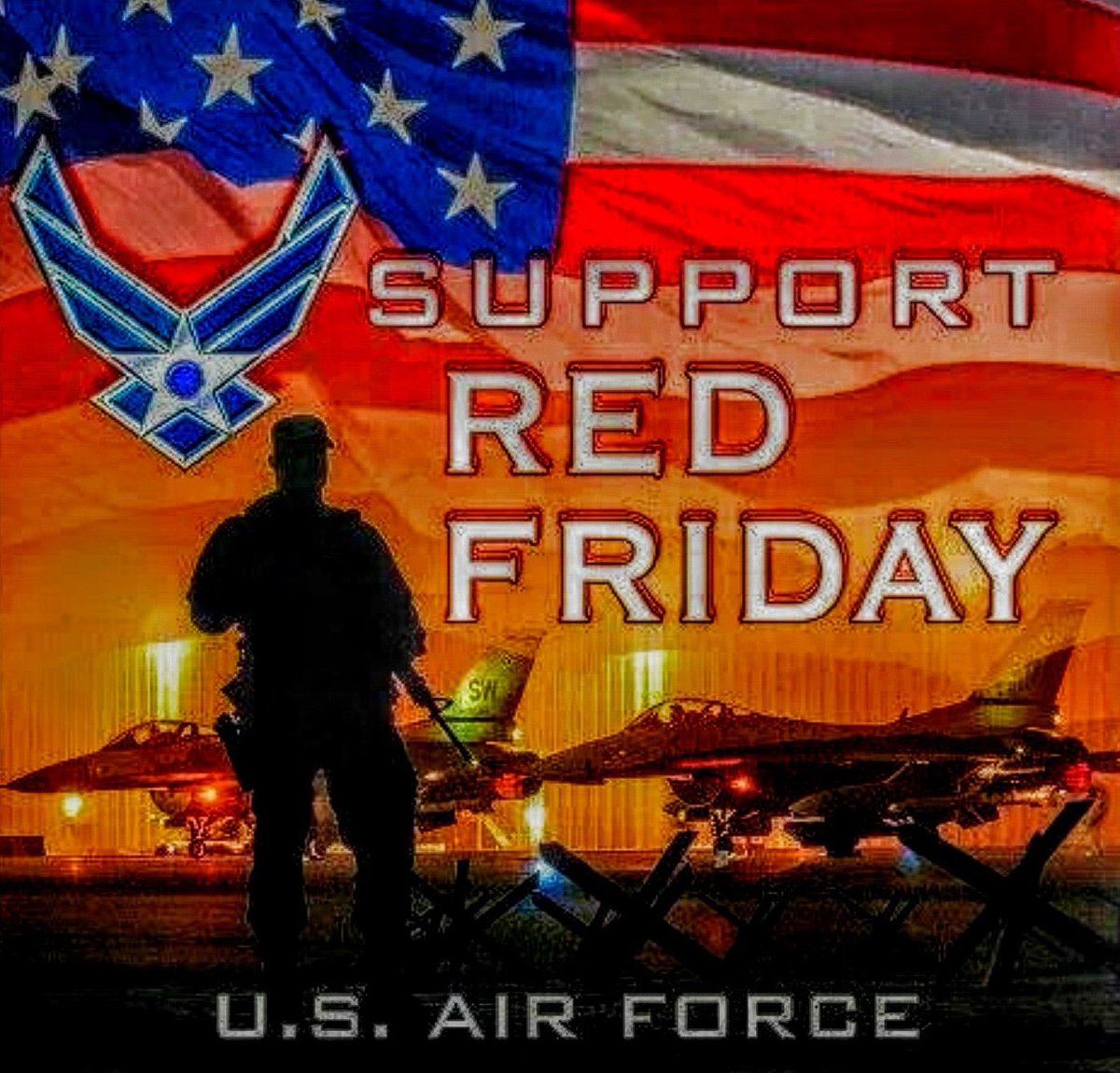 @royharper53 @_djtII @RealUSAFVeteran @USAFVet17 @Mike04091780 @AirMech1980 @AirRescueDoc @LilMinxx2u @StroupeRick @Ohiogabulldog @Doc_JJK @motrctymadman @davidkellersr @andya09 Happy #REDFriday! Be sure to show your #AmericanPride for Pride Month. Aim High! 

Note: this image is not mine, but it features F-16CM Block 50/52 from a unit I deployed with, the 77th Fighter Squadron, 20th Fighter Wing, Shaw AFB. All aces, no jokers, Gamblers never fold!