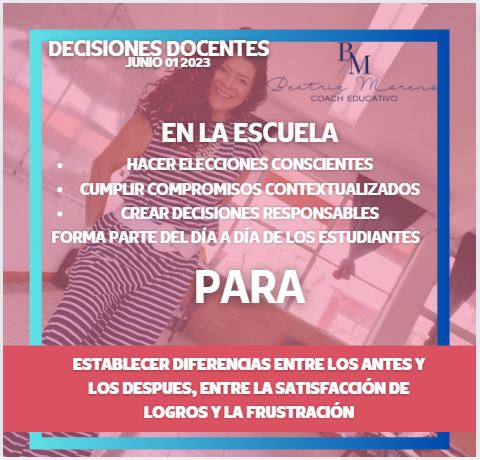 betymoreno84's tweet photo. Tiene que ver con la postura, significado y sentido que el estudiante le da a la escuela y se hace presente, física y emocionalmente

#educaciontransformadora

#educaciondisruptiva

#educacionconsciente

#eleccionesconscientes

#educacionmatematica

#coachingeducativo

#BMCOACH https://t.co/nLKpazITDD