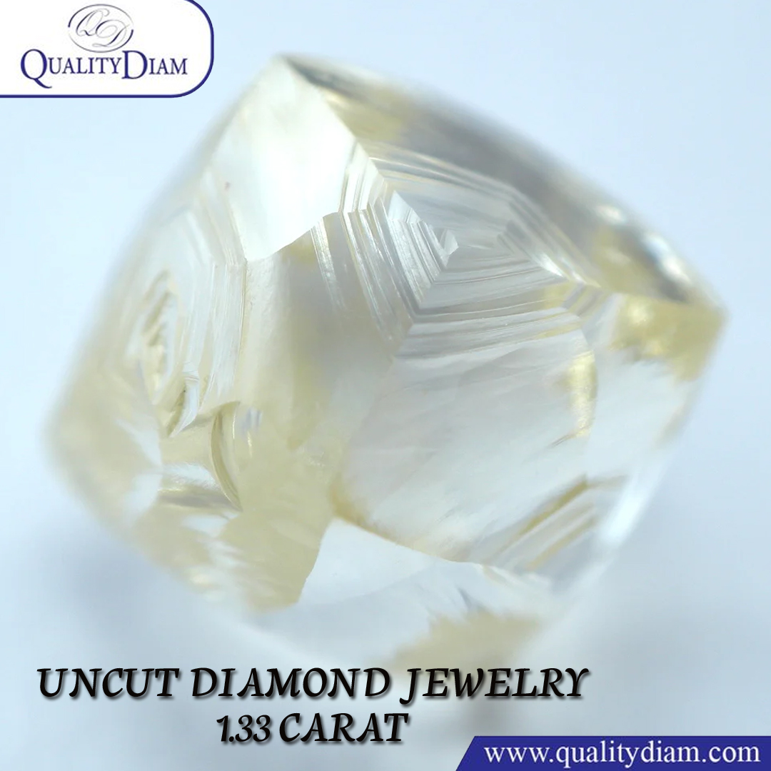 UNCUT DIAMOND JEWELRY 1.33 CARAT 

NATURE: Out from a Diamond Mine. Mine Fresh, 100% Natural.
COLOR: I/J

More details at- qualitydiam.com/collections/he…

#uncutdiamond #diamondjewelry #diamondcarat #gem #diamond #uncutdiamond #hexagon #naturaldiamond