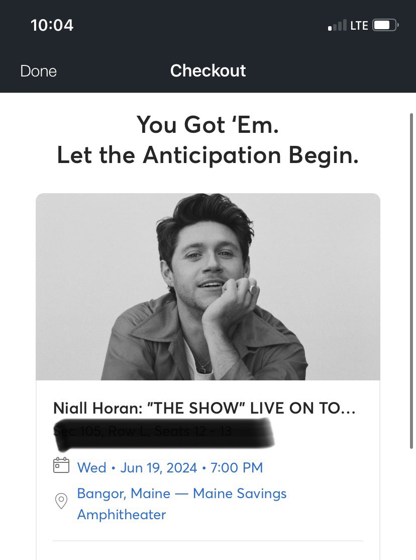 Beckerrr123's tweet photo. My 1D loving heart is finally getting to see @NiallOfficial  solo 😍 https://t.co/XJNlUtz1Fd