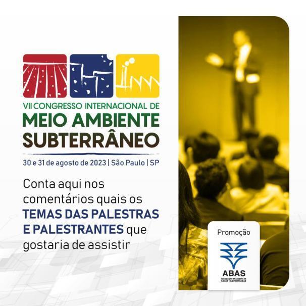 eradaagua's tweet photo. O VII CIMAS está imperdível! Será nos dias 30 e 31 de agosto em São Paulo. Com os mais renomados profissionais da área nacionais e internacionais.
Fique de olho para se inscrever!
Para mais informações, acesse: https://t.co/OoMXtmGXve
.
#viicimas #aguasubterranea #abas #ias https://t.co/BnX6uzuWT4