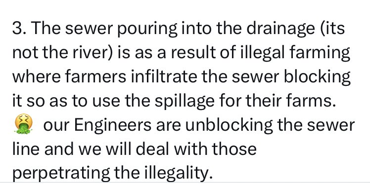 I keep telling you guys to grow your own vegetables at your kitchen garden.
See what @SakajaJohnson found out.

You may be eating sukuma grown from a sewer.

We have seedlings at @Zionseedlings 

#takebackcontrol