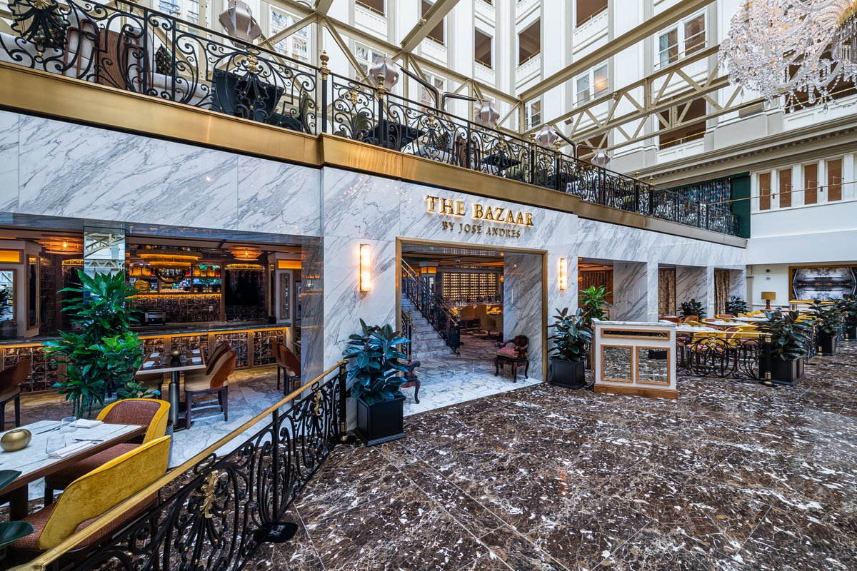 EncConstruction's tweet photo. The Bazaar - by Jose Andres
Encore Construction partnered with Jose Andres Restaurant Group on our 5th project together. After
completing 3 Beefsteak projects and All-American Eats, we joined forces again to complete The Bazaar
in the historic Old Post Office building in DC. https://t.co/yTiycWF0pb