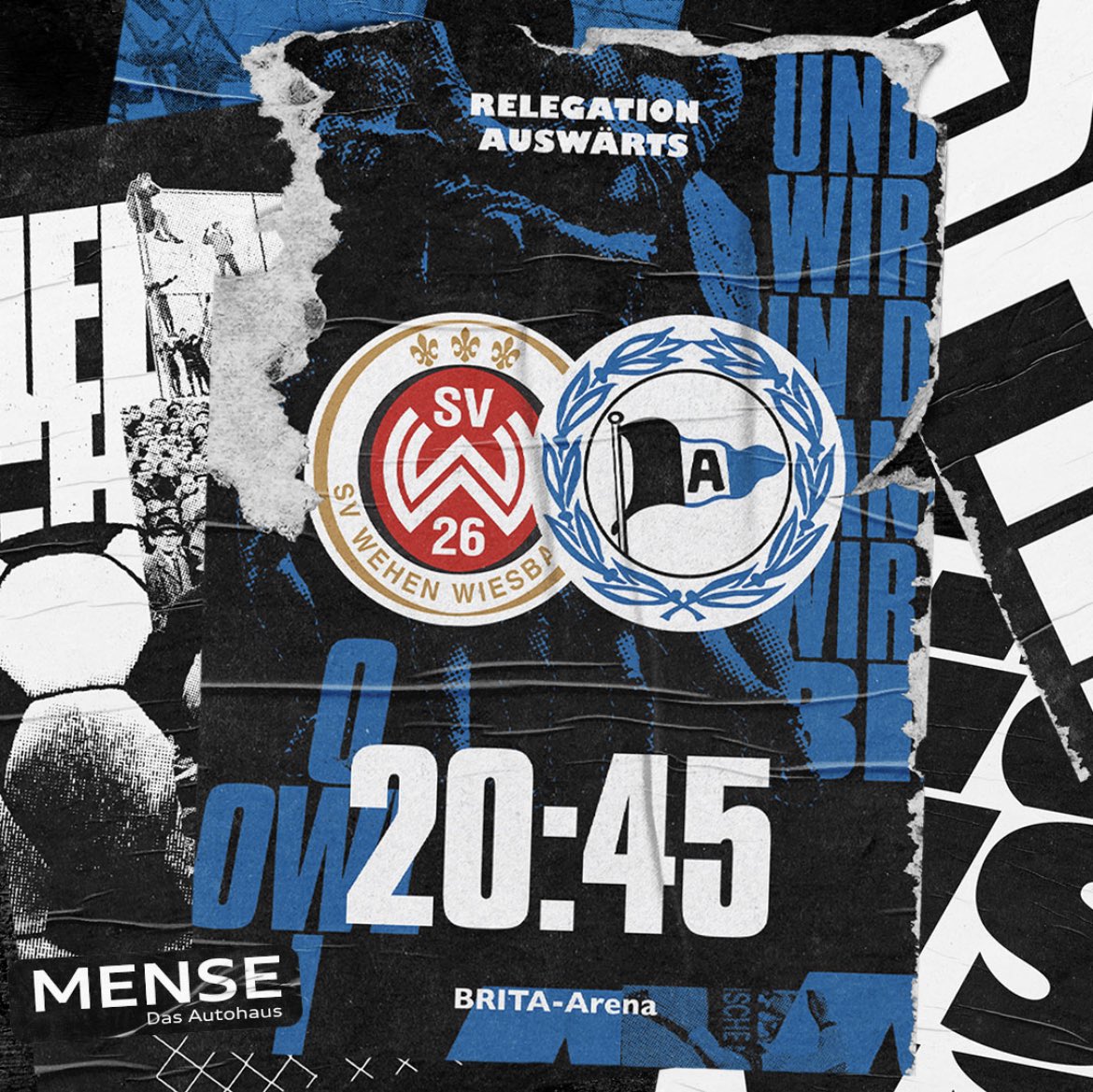 It’s the all or nothing games ⚽️ 
In 70 minutes the first leg of our relegation battle in Wiesbaden starts.
#WIEDSC