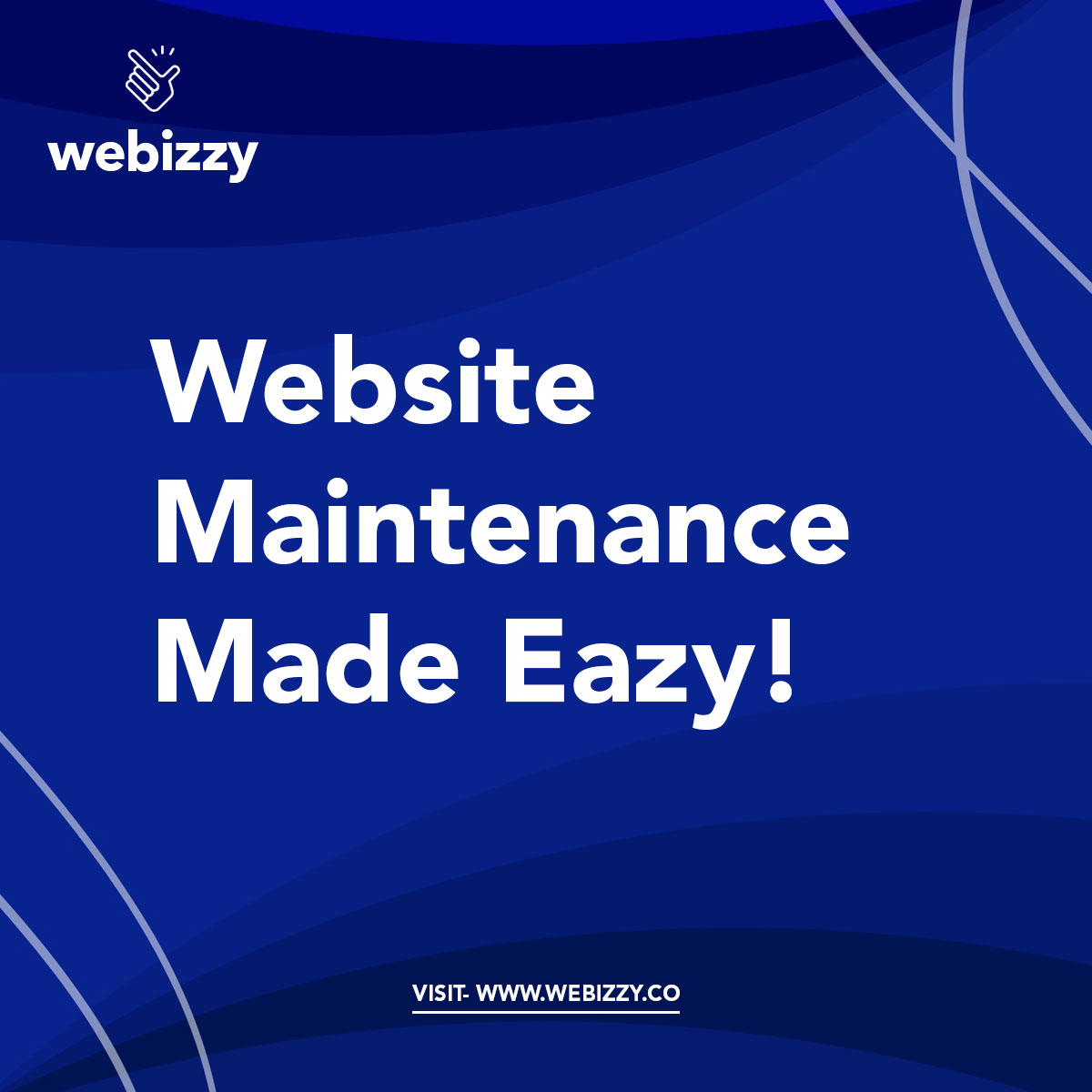 WebizzyCo's tweet photo. Website maintenance is crucial to ensure that your website remains secure, up-to-date, &amp; error-free. It also helps to improve website performance, user experience, &amp; search engine rankings. Don't neglect your website! 🚀

Visit- https://t.co/rzGWBm9C8E

#WebsiteMaintenance 🛡️ https://t.co/XyqZAzgFDX