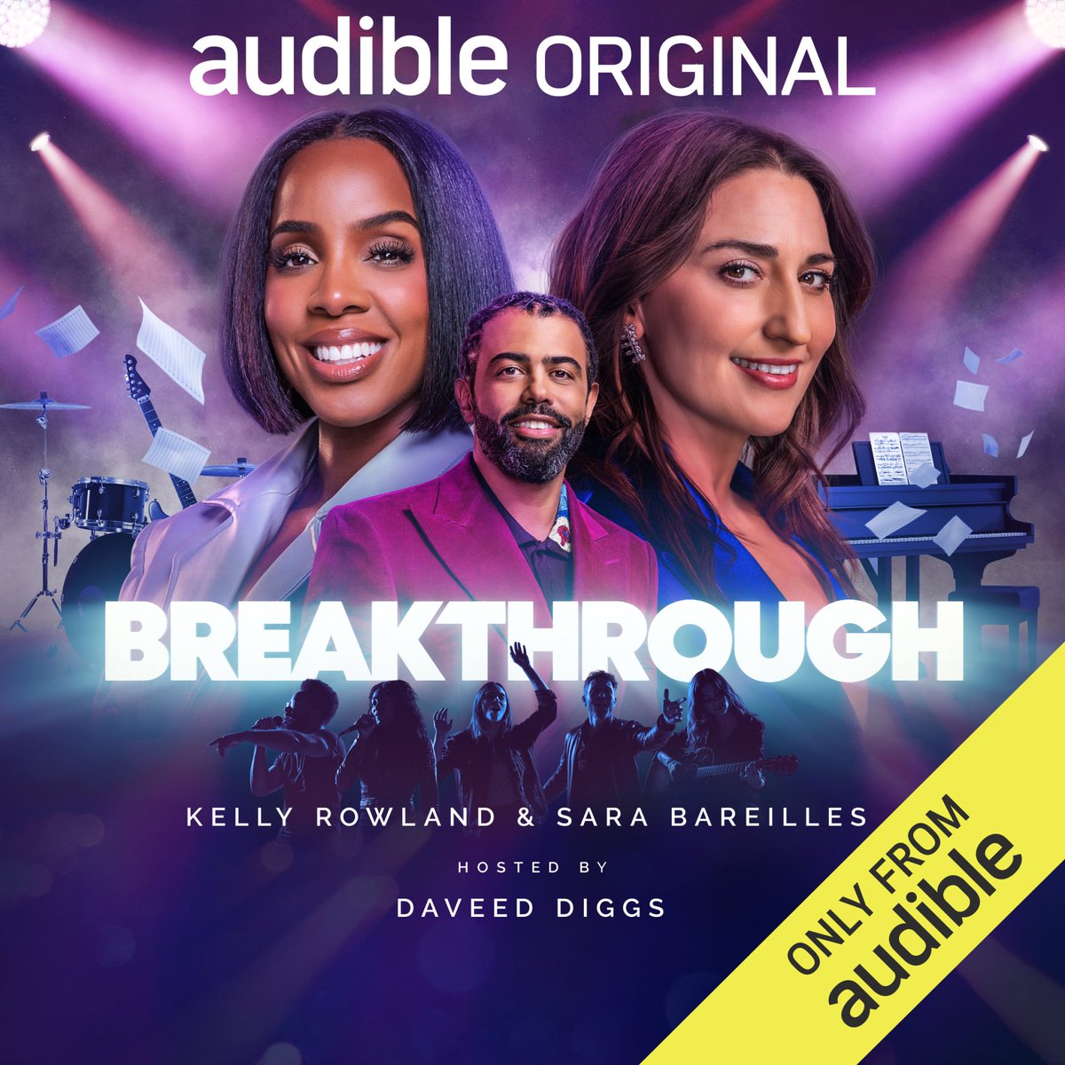 TKTS By TDF (@tkts) on Twitter photo Did you catch the premiere of <a href="/audible_com/">Audible</a>'s #Breakthrough?
Hosted by <a href="/DaveedDiggs/">Daveed Diggs</a> with judges <a href="/KellyRowland/">KELENDRIA ROWLAND</a> and <a href="/SaraBareilles/">Sara Bareilles</a>, the Audible Original is a #Singing competition series w/ the first three episodes, on Audible or wherever you get your podcasts.
#BreakthroughXAudible Did you catch the premiere of <a href="/audible_com/">Audible</a>'s #Breakthrough?
Hosted by <a href="/DaveedDiggs/">Daveed Diggs</a> with judges <a href="/KellyRowland/">KELENDRIA ROWLAND</a> and <a href="/SaraBareilles/">Sara Bareilles</a>, the Audible Original is a #Singing competition series w/ the first three episodes, on Audible or wherever you get your podcasts.
#BreakthroughXAudible