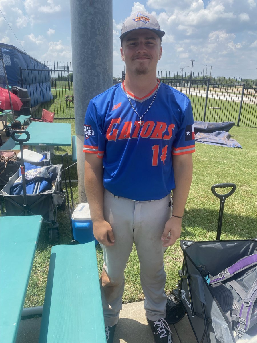 âFive Tool Texasâ (@fivetooltexas) on Twitter photo F: Gators Baseball 16U Blue 3, NTX Hooks 2
PoG: <a href="/joeymcgowen1/">joey mcgowen</a> 2-2, R, BB, 2 SB
Pitcher: <a href="/grayedwards2025/">Gray Edwards</a> 1.2 IP, 0R
Notable: Chris Voekel 1B, 2 RBI / Bridger Murray GW-RBI / Jacob Becker 5 IP, 5K / Carson Kemp 1B, RBI / Aden Bowman 1B, RBI / Jake Misemer 6 IP, 9K F: Gators Baseball 16U Blue 3, NTX Hooks 2
PoG: <a href="/joeymcgowen1/">joey mcgowen</a> 2-2, R, BB, 2 SB
Pitcher: <a href="/grayedwards2025/">Gray Edwards</a> 1.2 IP, 0R
Notable: Chris Voekel 1B, 2 RBI / Bridger Murray GW-RBI / Jacob Becker 5 IP, 5K / Carson Kemp 1B, RBI / Aden Bowman 1B, RBI / Jake Misemer 6 IP, 9K