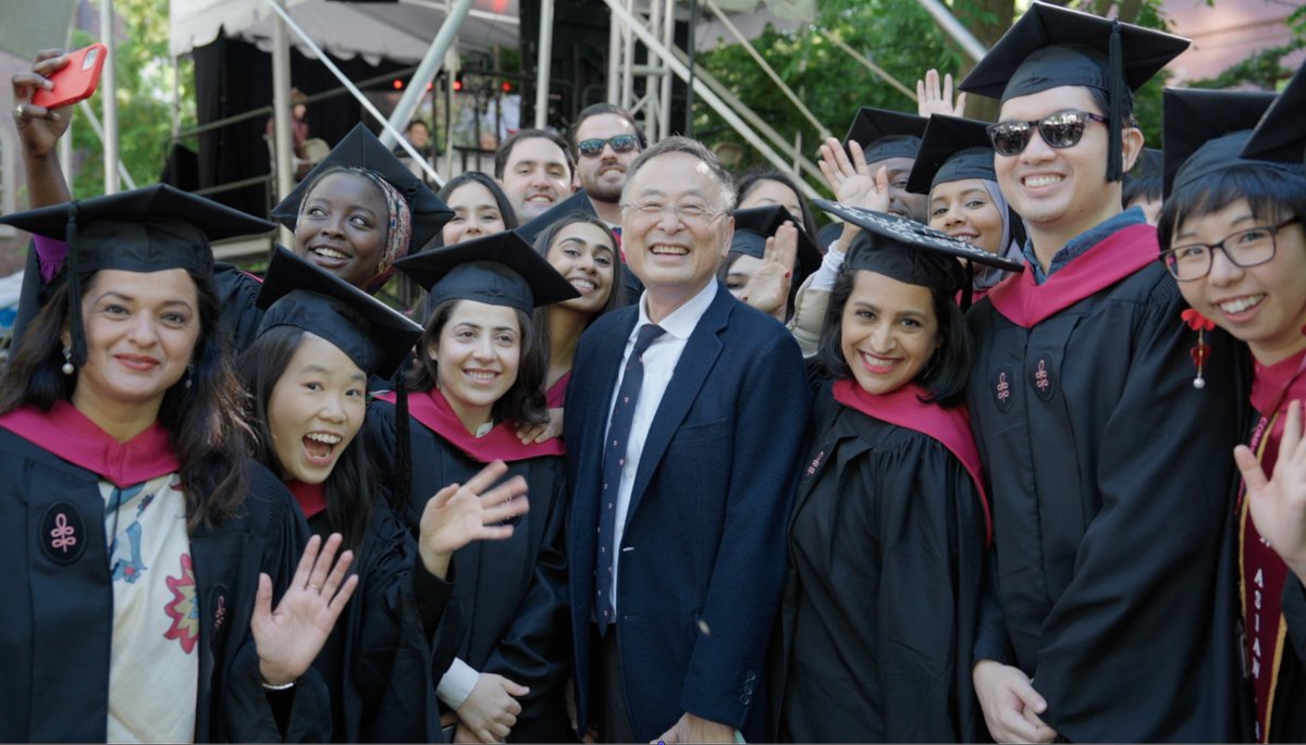 Gerald Chan with Class of 2023 graduates at Commencement! #HarvardChan23