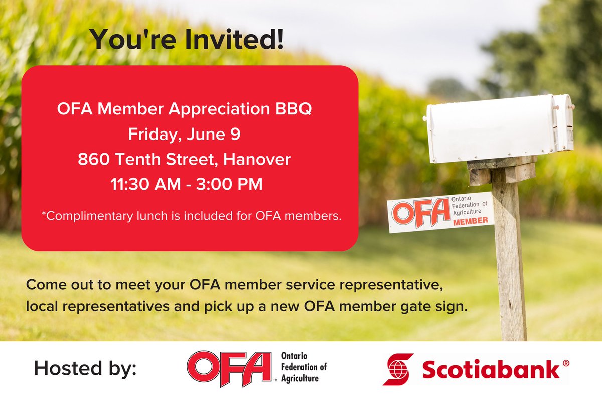 Ontario Federation of Agriculture tweet media