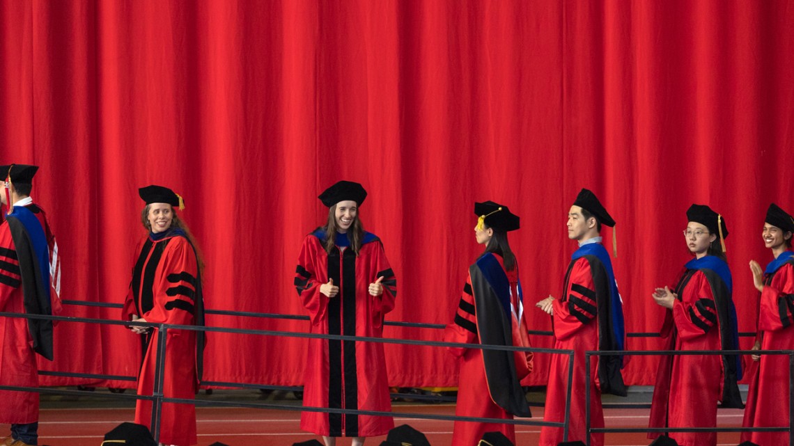 Cornell’s newest doctoral graduates crossed 'from students to scholars' at a May 27 recognition ceremony. “It has been a lifelong dream to obtain a PhD,” said Jennifer Houtz, PhD ’23, a graduate from the field of @CornellEEB. Congratulations, A&S grads! as.cornell.edu/news/phd-gradu…