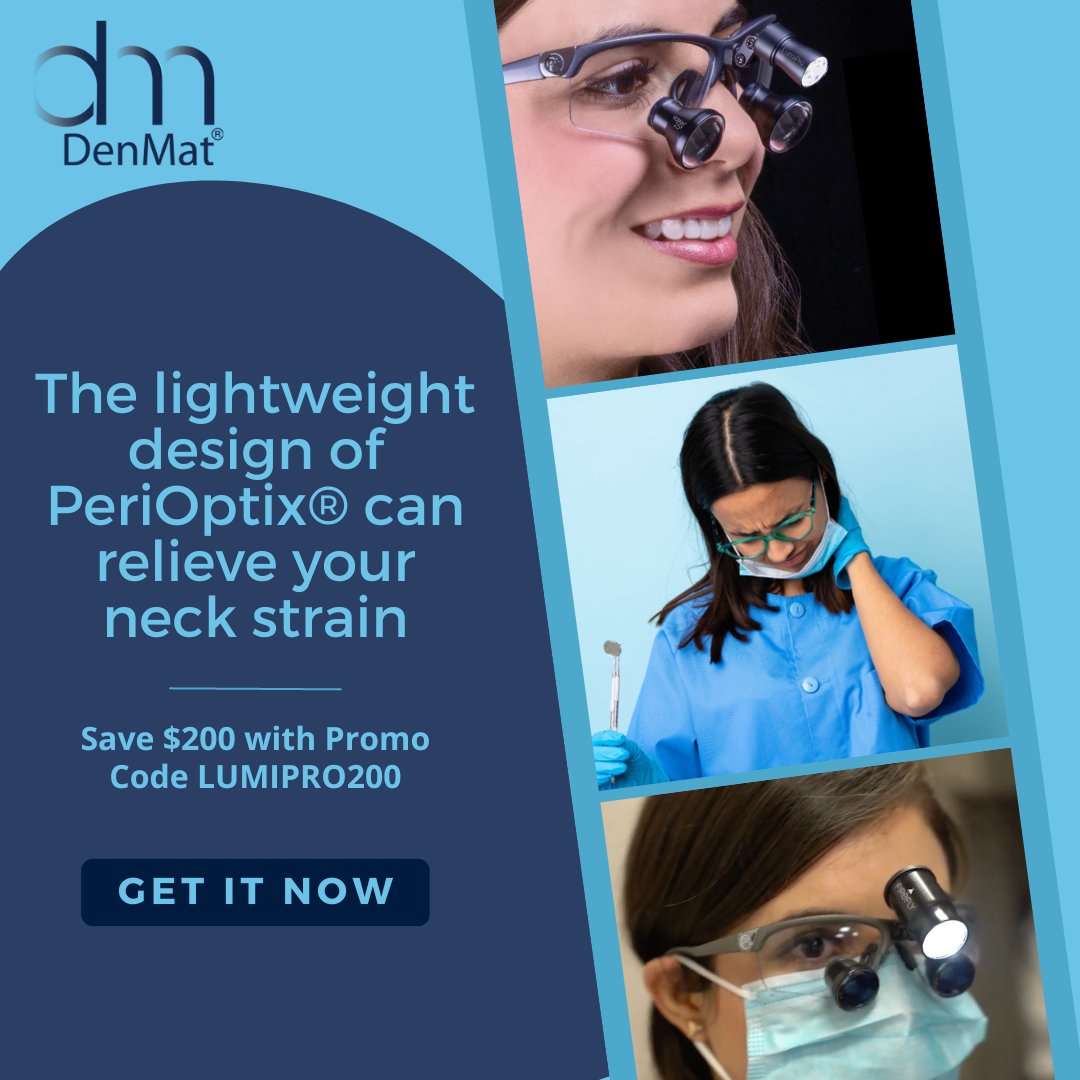 PeriOptix® strives to provide diagnostic accuracy, unmatched clarity, ergonomics and control through powerful headlights like LumiPro® and Firefly®. 

bit.ly/3C8p8gy

#dentalproducts #dentallab #dentistry #dentist #dentalpractice #dentalsupply