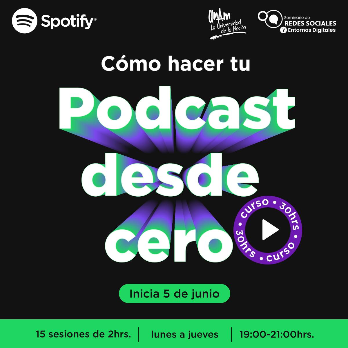 UNAM_FCPyS's tweet photo. ¿Tienes una idea de podcast y quieres desarrollarla desde cero?
¡Asiste a este curso y aprende los primeros pasos para iniciarte con éxito en el mundo del podcast!
¡Inscríbete! https://t.co/pE1BWOpIja
|| #DGDCUNAM https://t.co/AkDx5Pi175